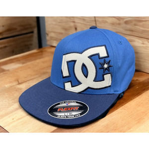 DC SHOES Black Blue SB VC Hammering OSFA Skater Trucker HAT CAP New Fast Ship
